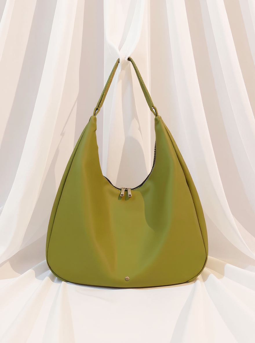 Oliwkowa torebka minimalistyczna